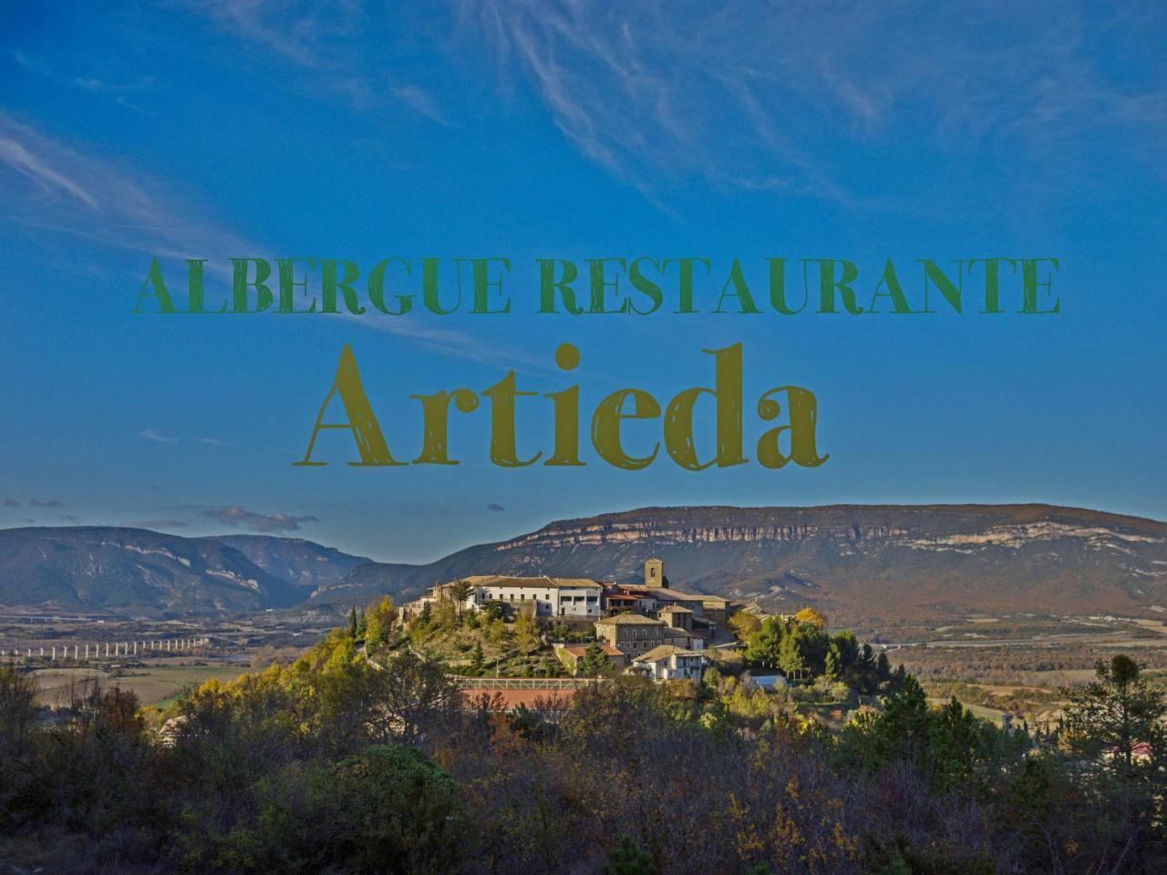 Albergue Restaurante De Artieda Bagian luar foto